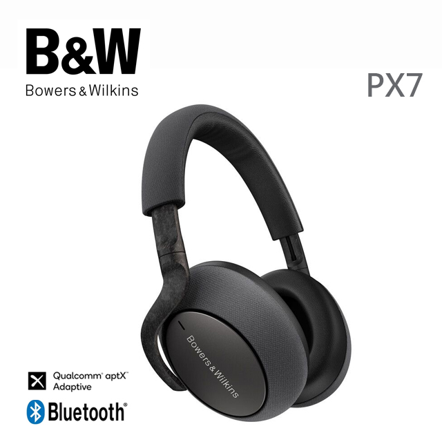 英國 B&W Bowers & Wilkins 無線藍牙主動降噪全包覆式耳機 PX7【太空灰】