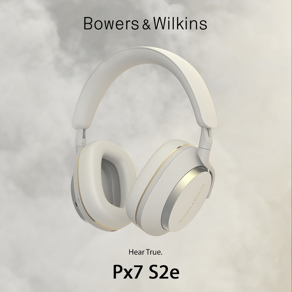 英國 Bowers & Wilkins 無線藍牙降噪全包覆式耳機 PX7 S2e【雲灰色】
