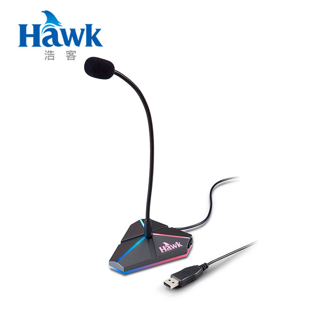 HAWK USB RGB發光電競麥克風MIC330