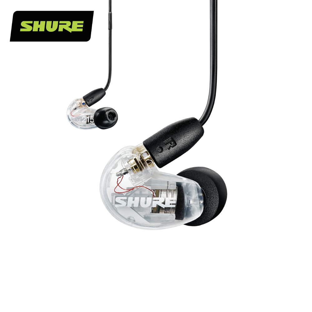 SHURE AONIC 215 線控通話耳機(透明款)