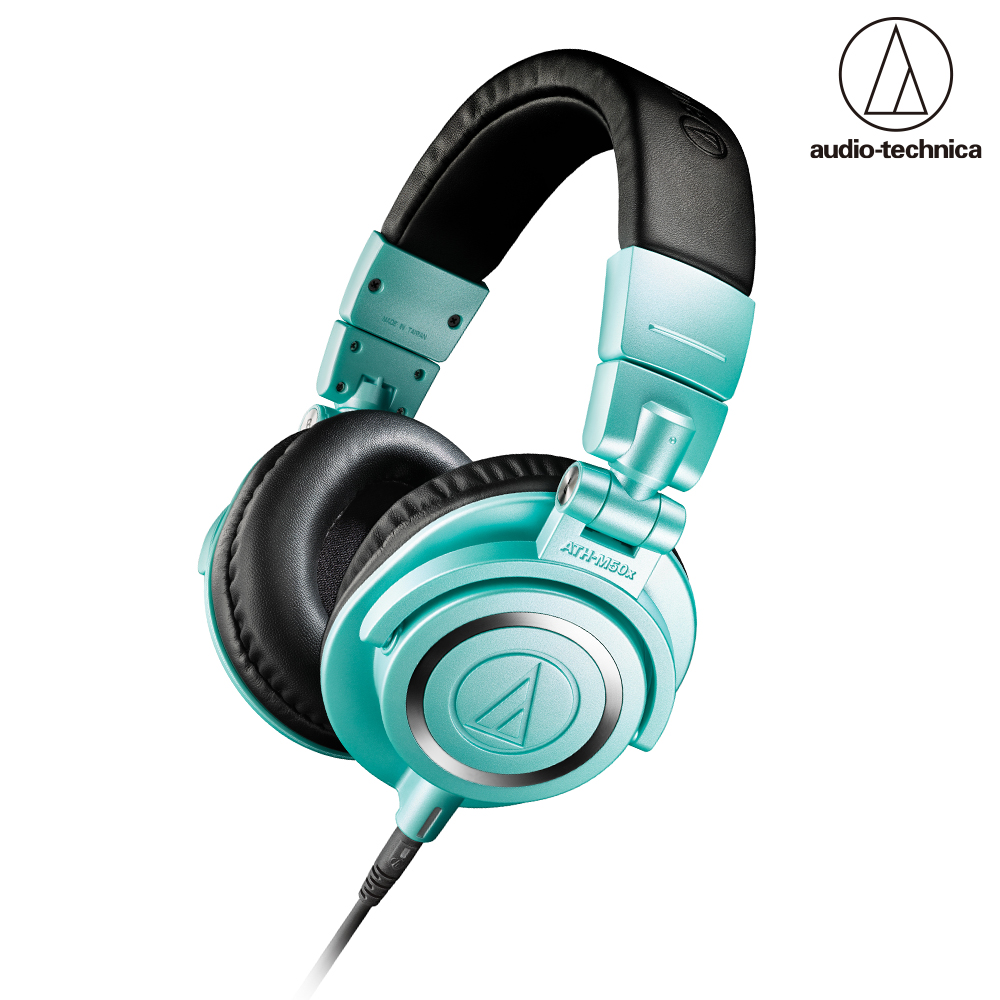 鐵三角 ATH-M50x IB 冰藍 專業監聽 耳罩式耳機