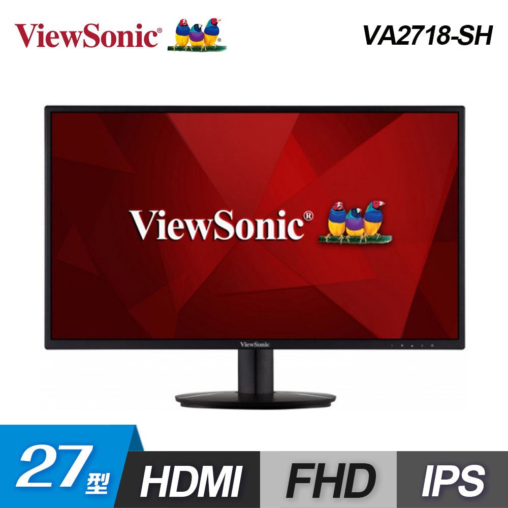 【ViewSonic 優派】VA2718-SH 27型 IPS窄邊框螢幕 - PChome 24h購物