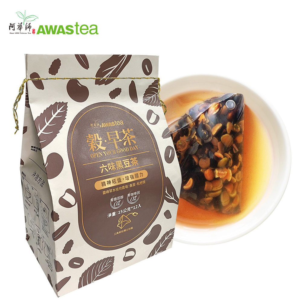 【阿華師 AWAStea】六味黑豆茶 [15g*12包