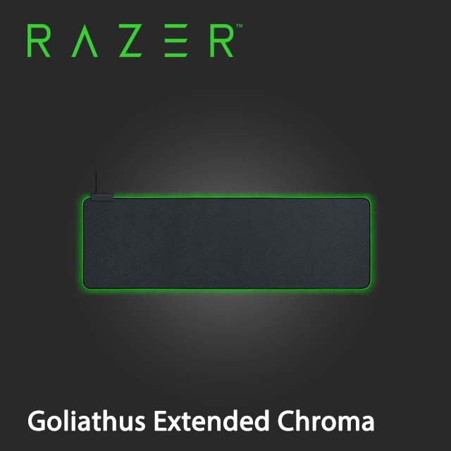Razer GOLIATHUS EXTENDED CHROMA 重裝甲蟲幻彩版 電競滑鼠墊加長版 黑色