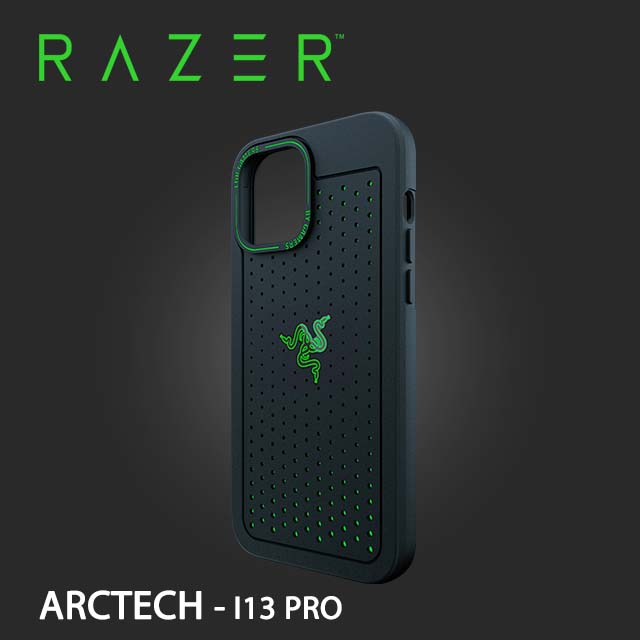 【RAZER 雷蛇】RAZER ARCTECH冰鎧手機殼黑色2021 FOR IPHONE13PRO