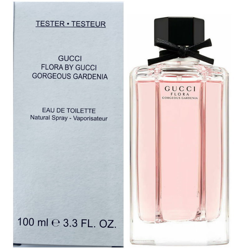 《GUCCI》FLORA Gardenia 花園香氛華麗梔子花淡香水100ml (TESTER包裝)