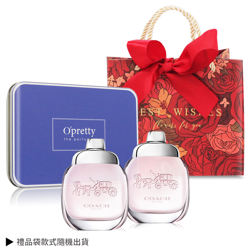 COACH 小香禮袋組 時尚經典女性淡香水迷你瓶(4.5mlX2)