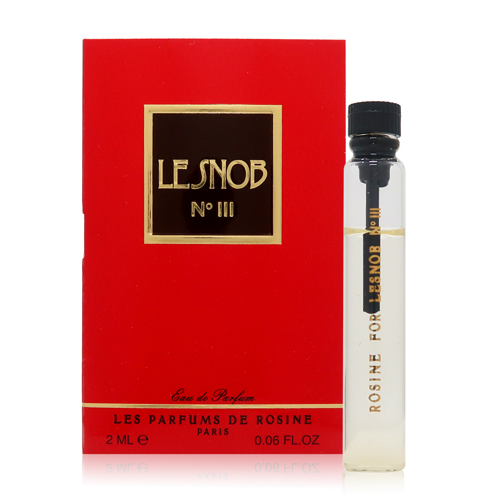 Les Parfums De Rosine Le Snob N3 傲慢紅玫瑰3號淡香精 EDP 2ml