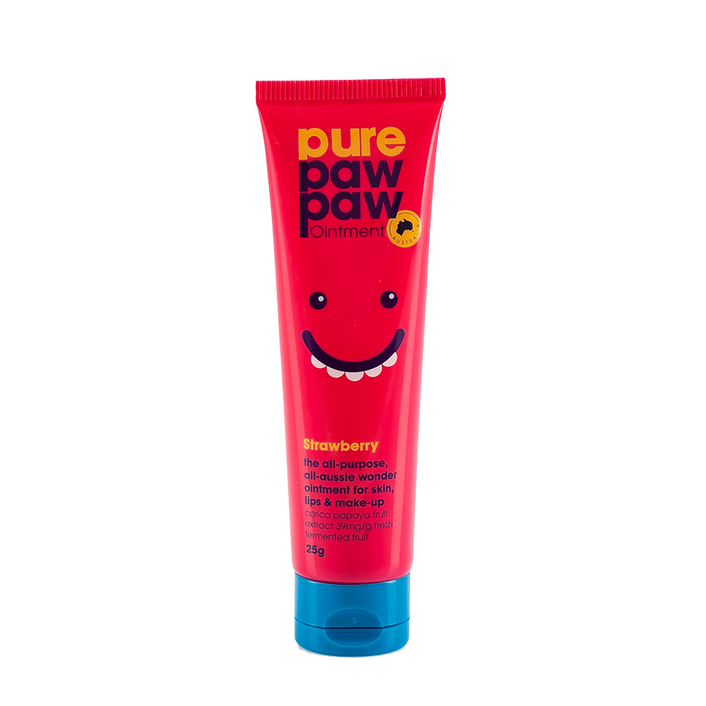 Pure Paw Paw 澳洲神奇萬用木瓜霜-草莓香 25g (粉紅)