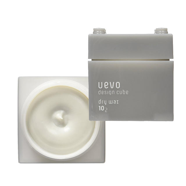 《日本UEVO》卵殼膜彩色造型積木 灰積木髮蠟 80g