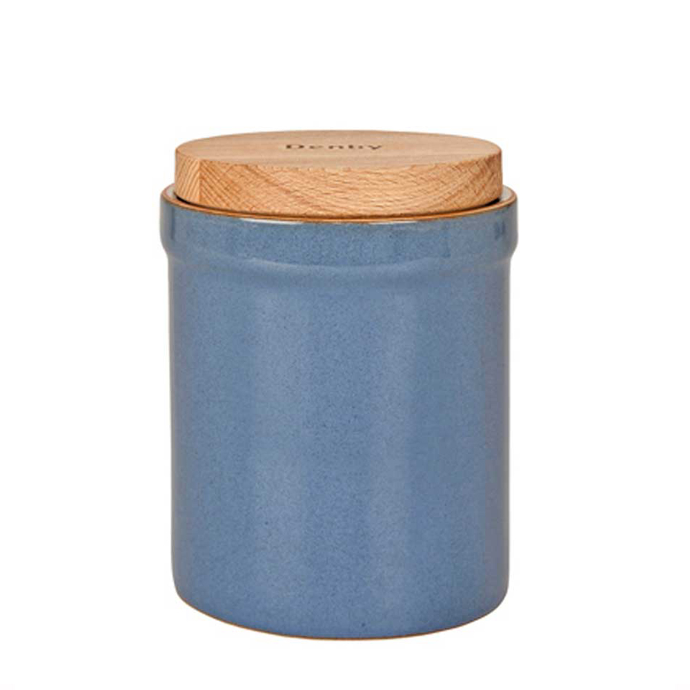 英國Denby經典海水藍系列17*11.5cm密封罐