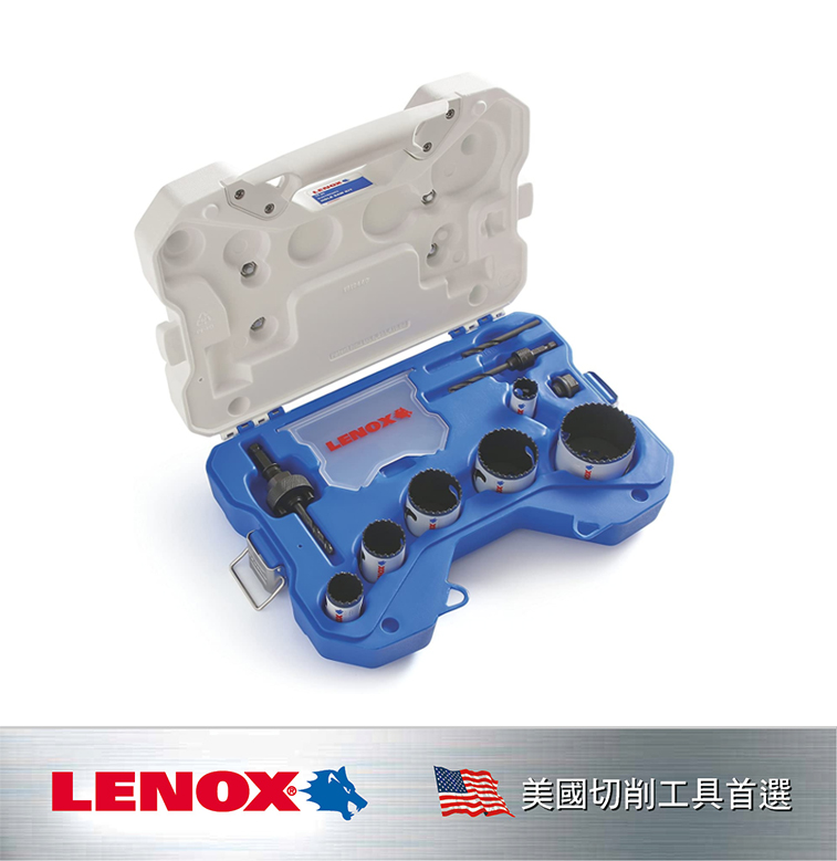 美國 狼牌 LENOX 10件裝圓穴鋸組套 LET30800600L