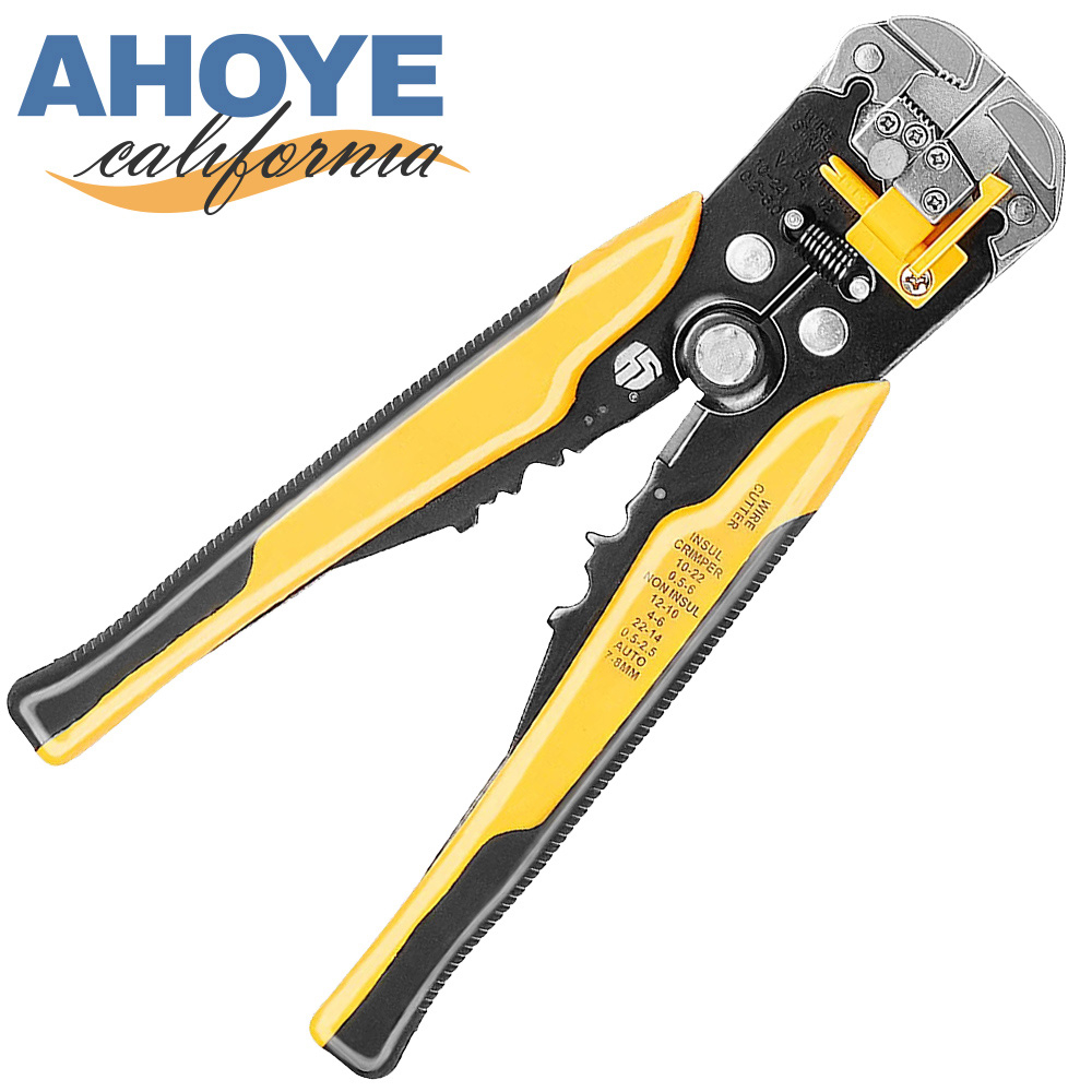 【Ahoye】免對孔多功能自動剝線鉗 壓線鉗 剪線鉗 - PChome 24h購物