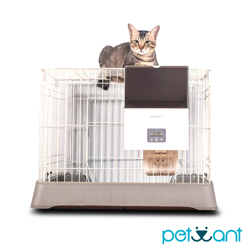 PETWANT 籠子專用寵物自動餵食器 F4 LCD