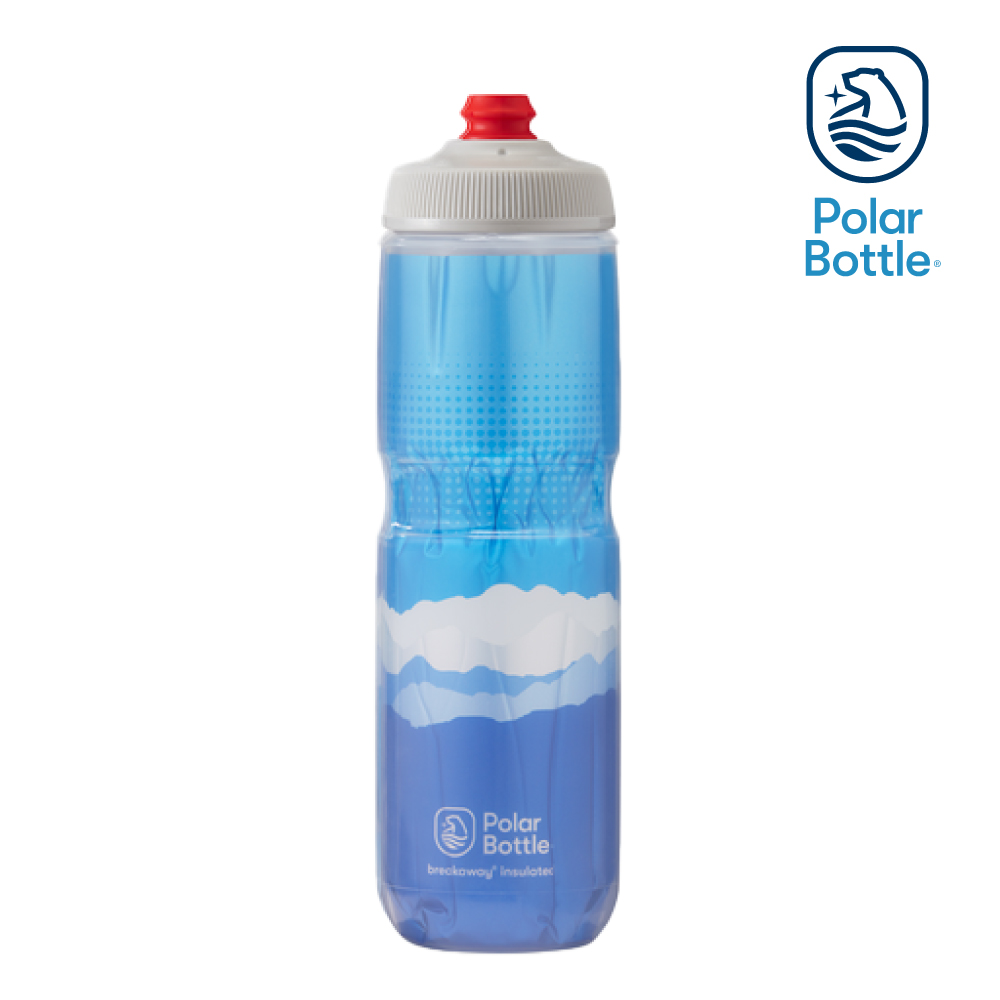 Polar Bottle 24oz 雙層保冷噴射水壺 Dawn To Dusk 藍 Blue