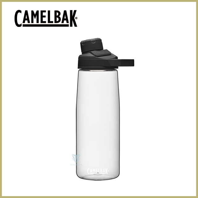 [CamelBak 750ml Chute Mag戶外運動水瓶 晶透白
