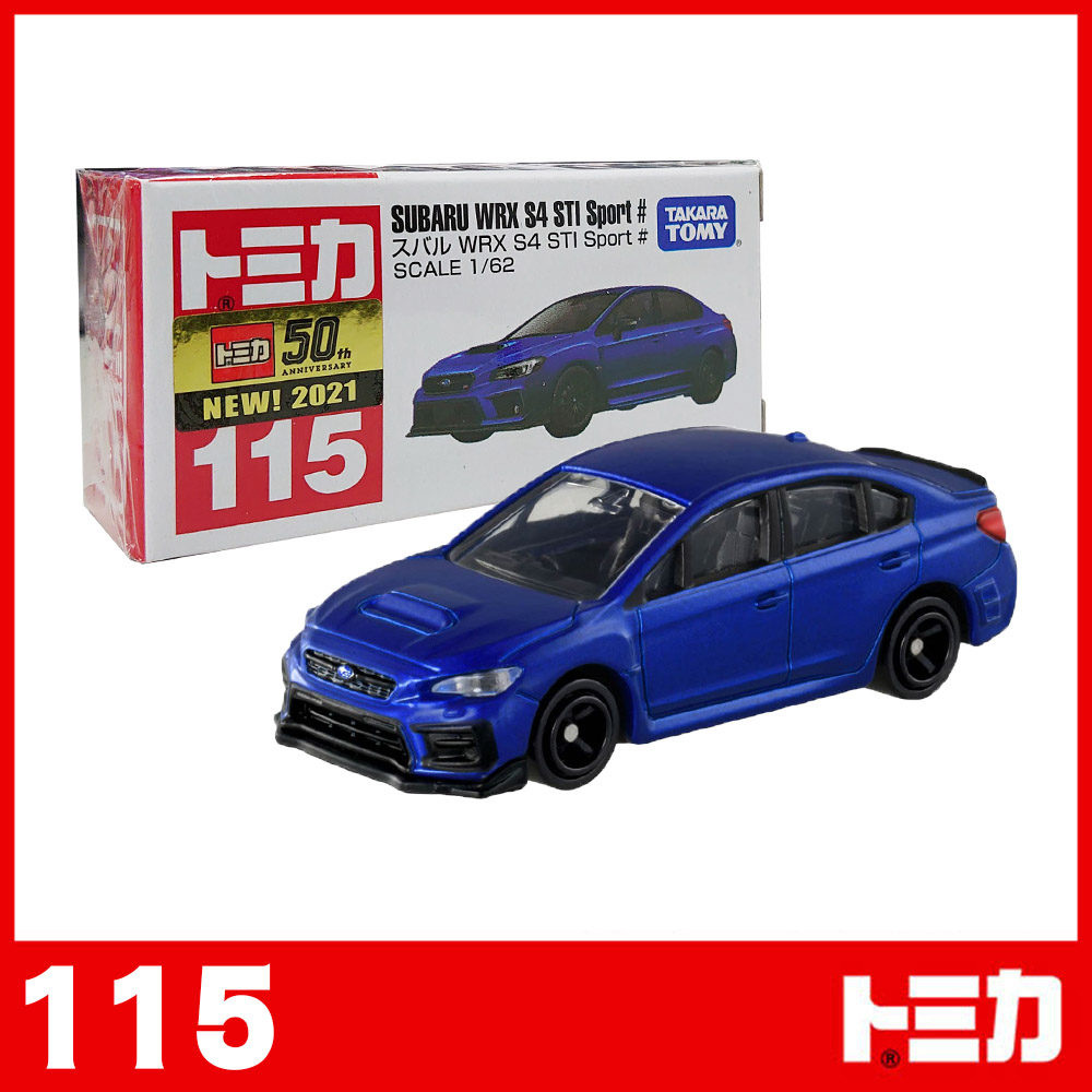 tomica subaru wrx s4