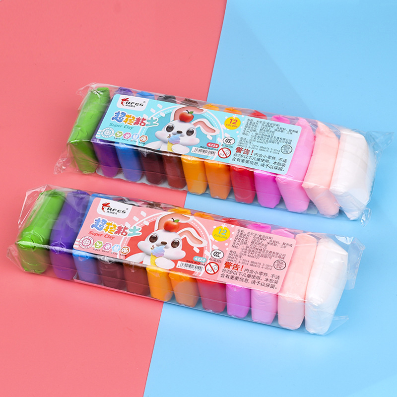 輕黏土12色 附工具組 Pchome 24h購物