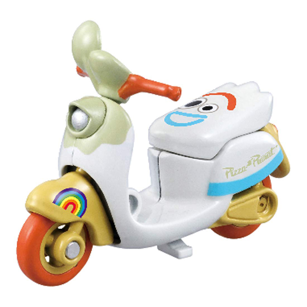 迪士尼小汽車玩具總動員4 Forky 摩托車 Pchome 24h購物
