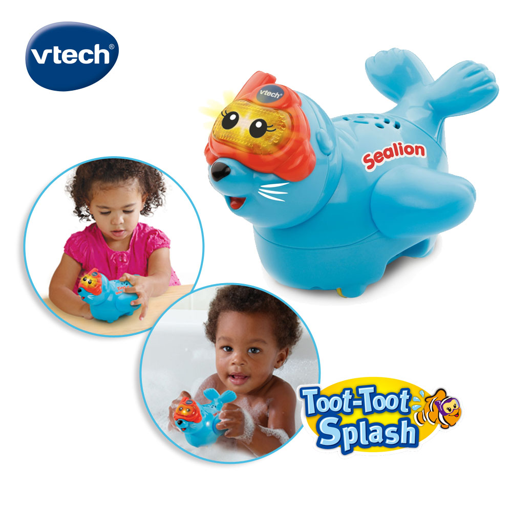 Vtech 2合1嘟嘟戲水洗澡玩具系列-搖擺海獅