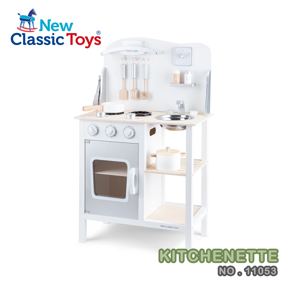 【荷蘭New Classic Toys】優雅小主廚木製廚房玩具 - 11053