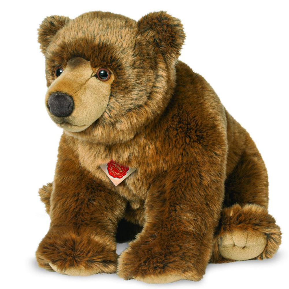 德國泰迪熊【HERMANN TEDDY德國赫爾曼泰迪熊】泰迪熊玩具玩偶公仔泰迪熊德國製泰迪熊長毛棕熊(大)。