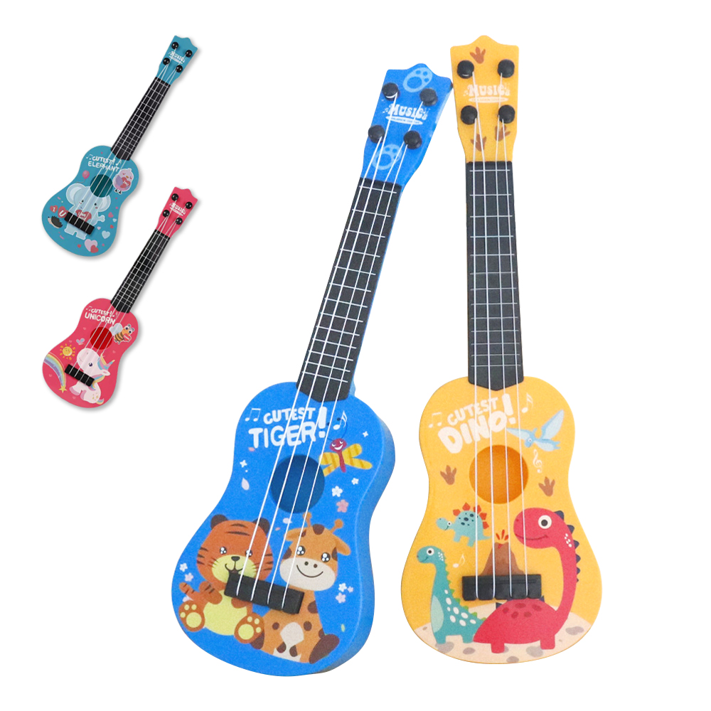 【Mesenfants】吉他玩具 仿真烏克麗麗迷你吉他 兒童啟蒙音樂學習玩具 樂器