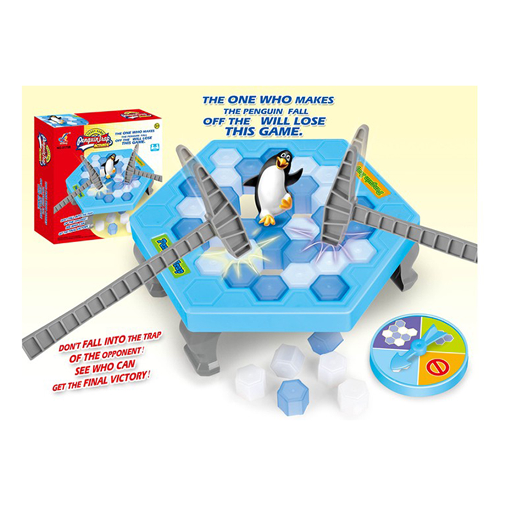 【17mall】企鵝破冰台兒童益智桌遊-敲冰磚拯救企鵝-瘦企鵝(紅盒)