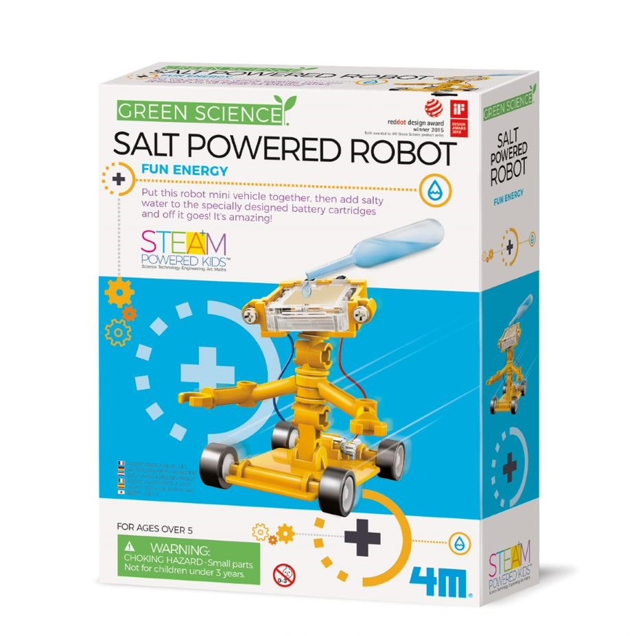 《4M 科學探索》氯化鈉機器人Salt Water Power Robot