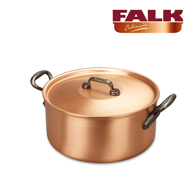 比利時FALK紅銅湯鍋24cm- 經典款(含鍋蓋) - PChome 24h購物