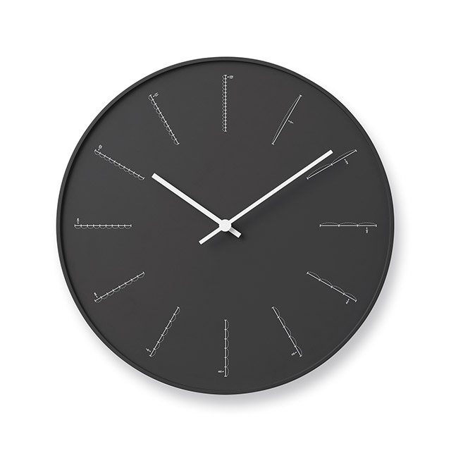 Lemnos Divide Wall Clock 29cm 除法系列佐藤大設計圓形壁鐘 黑色 Pchome 24h購物