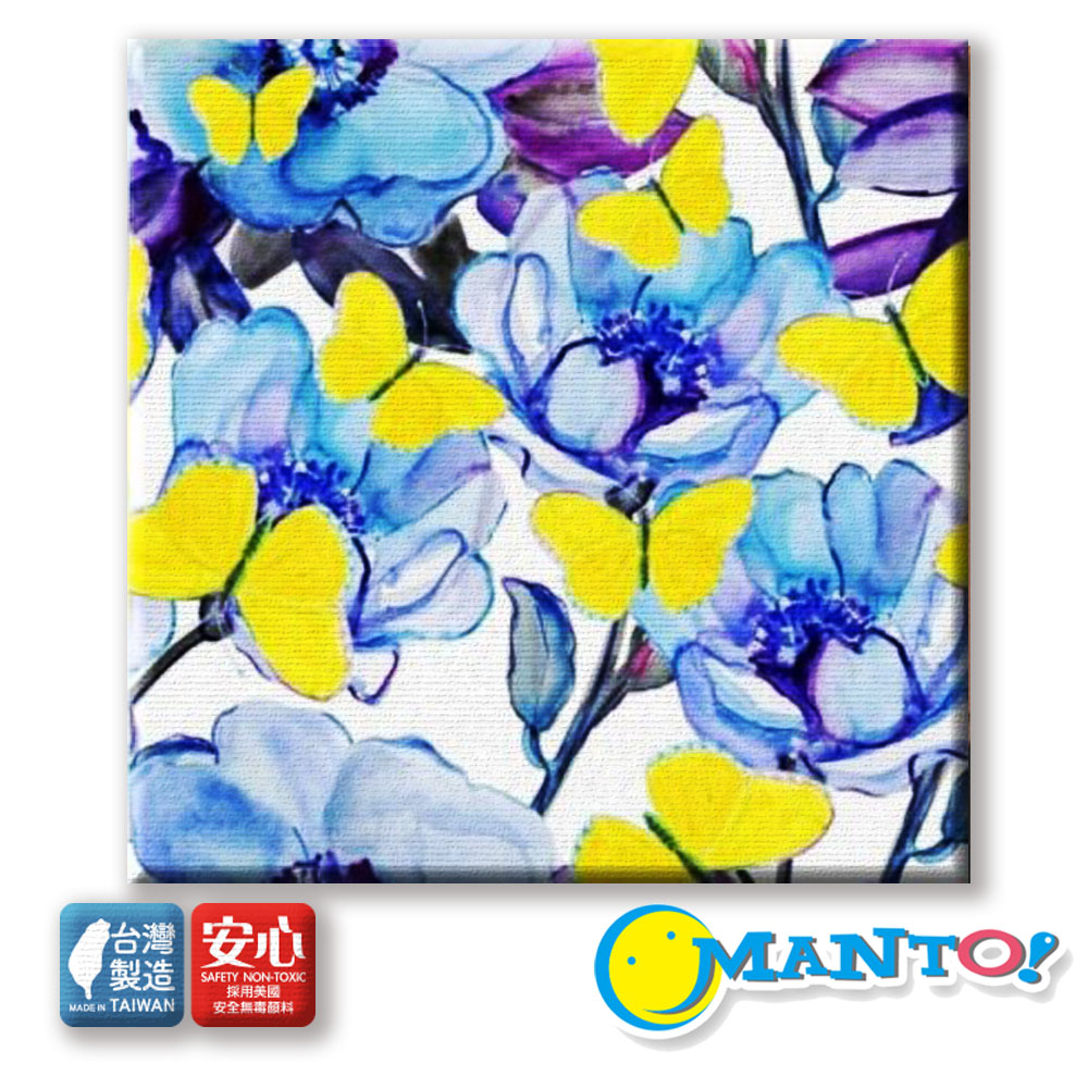 Manto 冷花暖蝶 數字油畫 30x30cm Pchome 24h購物