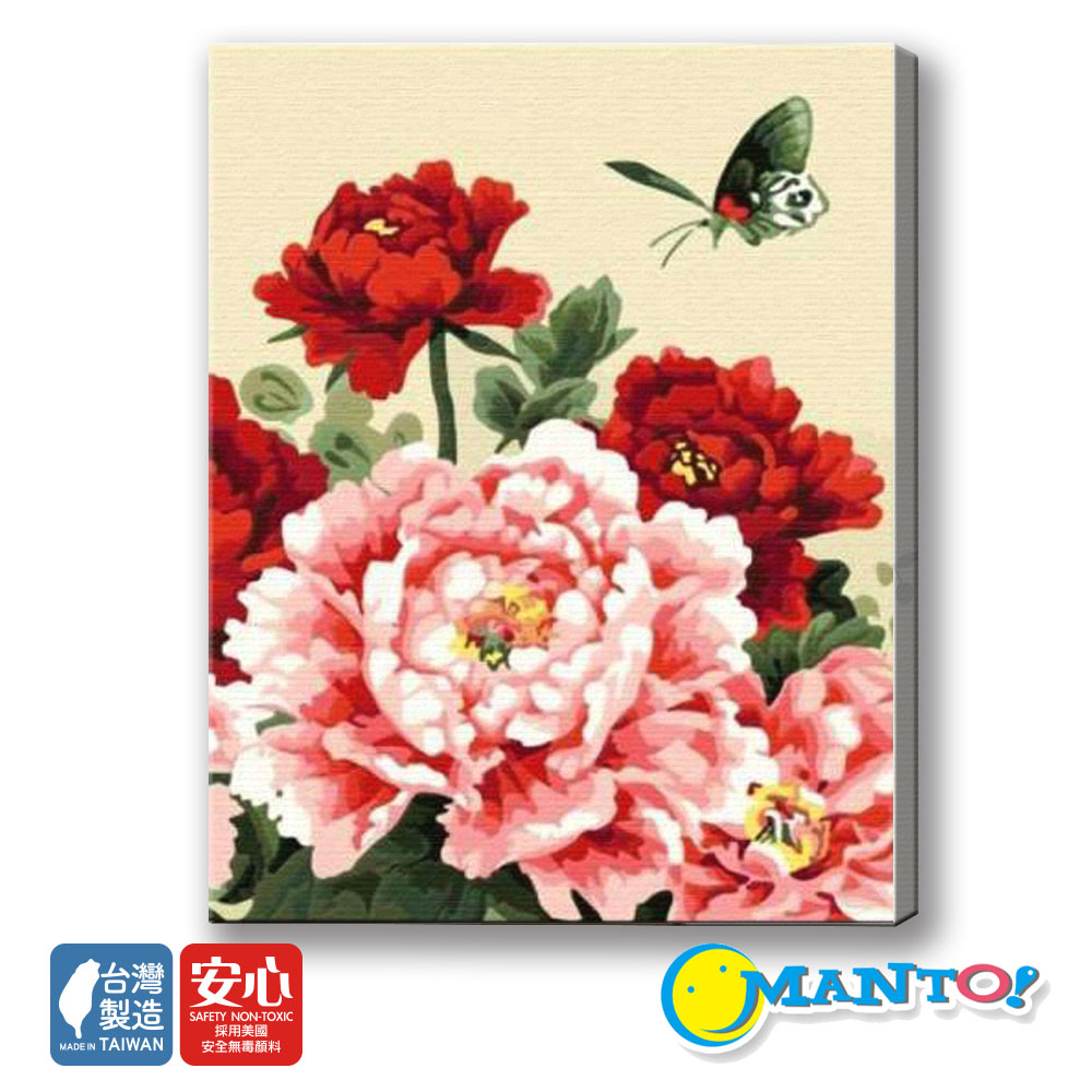 Manto 富貴花開 數字油畫 40x50cm Pchome 24h購物