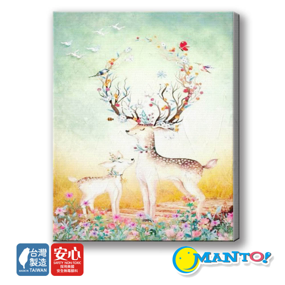 Manto 麋鹿 迷路 數字油畫 40x50cm Pchome 24h購物