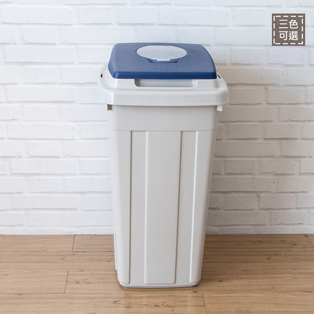 聯府分類附蓋垃圾桶95L(1入)環保回收桶L95