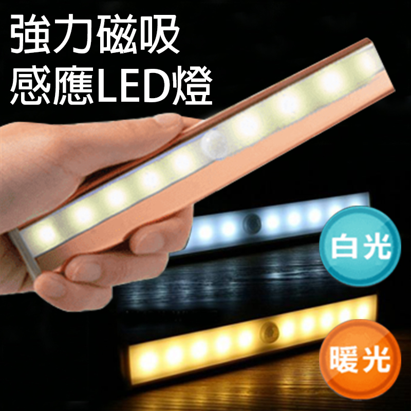 LED 磁吸式薄型紅外線感應燈(電池式)