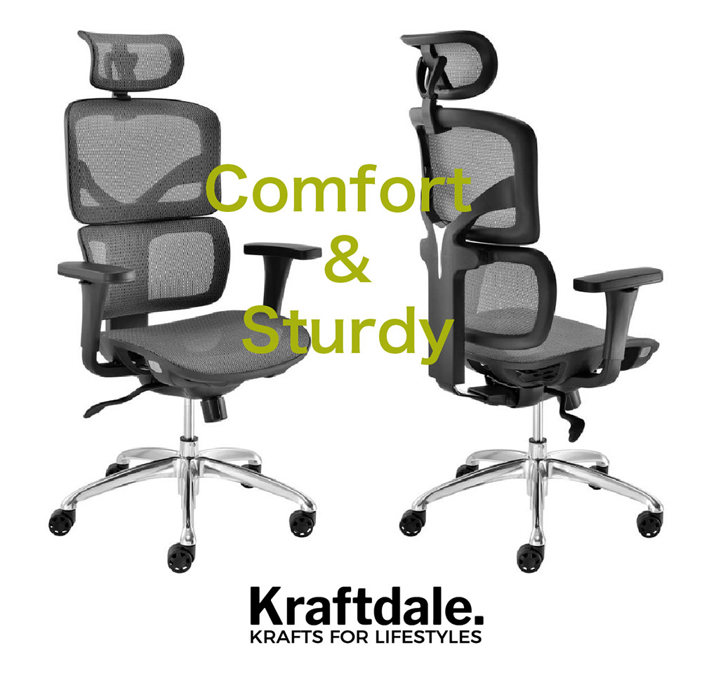 美國Kraftdale Sit-Stay 人體工學椅 辦公椅 網布椅 電競椅