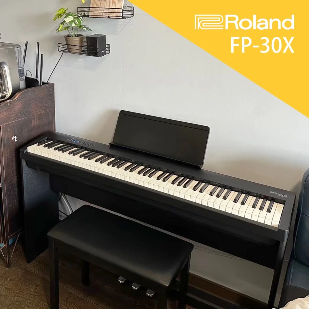 Roland 樂蘭FP-30X 88鍵電鋼琴套裝安心方案(保固5年/含琴椅/全新公司貨