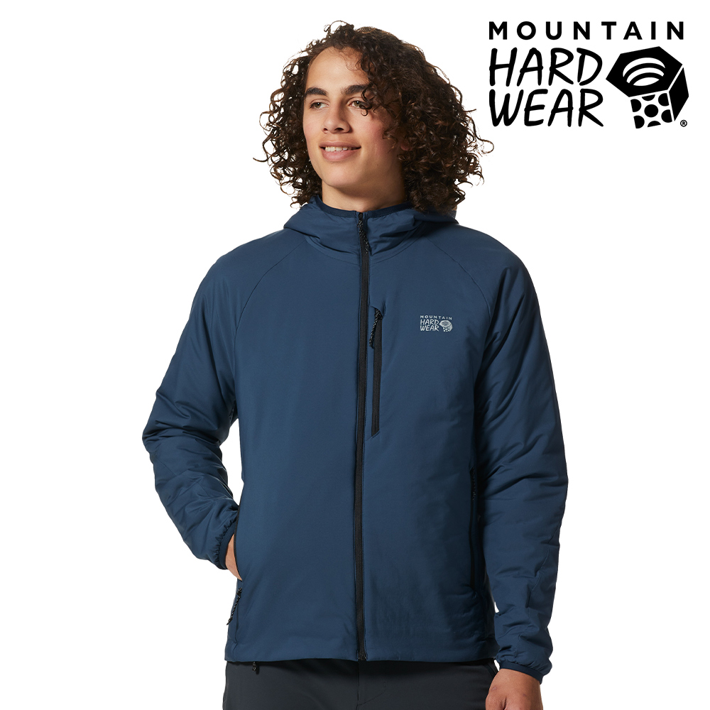 【Mountain Hardwear】Kor Strata Hoody Jacket 防潑水化纖連帽外套 男款 海軍藍 #1974101