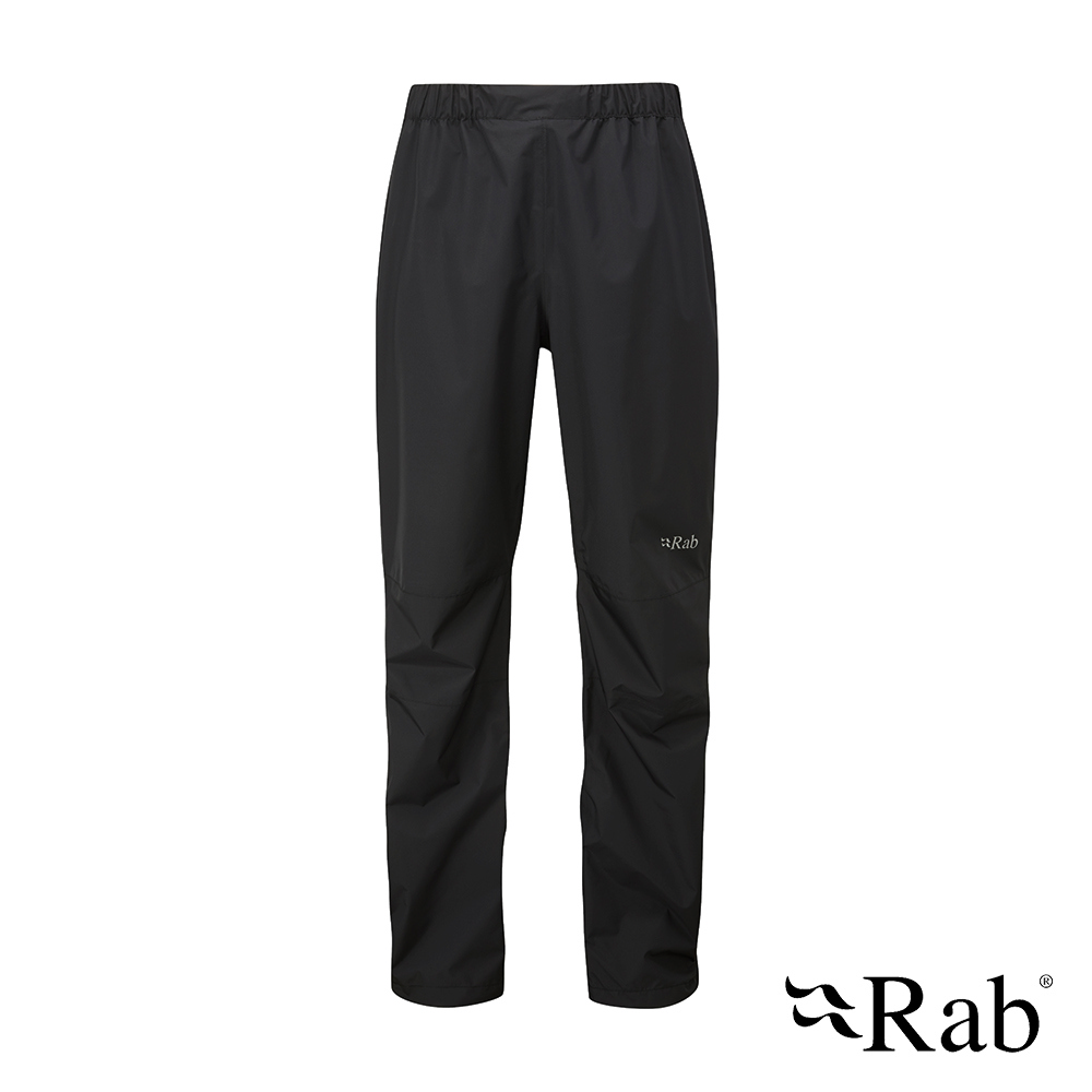 【英國 RAB】Downpour Eco Pants 透氣防水長褲 男款 黑色 #QWG84