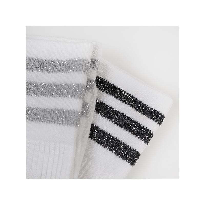ãæééå®ï¼æå®å¤ææ¦ã ã¢ãã£ãã¹ MID CUT UNISEX 2 PACK - Socks white grey black ã¦ãã»ãã¯ã¹ fucoa.cl