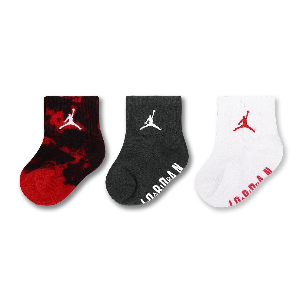 Nike 襪子 Jordan Lightweight 寶寶襪 嬰兒襪 紅 白 黑 止滑 喬丹 矽膠 小朋友 JD2323038IF-001