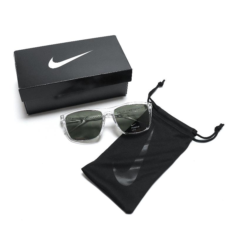 Nike 太陽眼鏡Flame LB Sunglasses 白黑透明框男女款半透明墨鏡FD1885-901 PChome 24h購物
