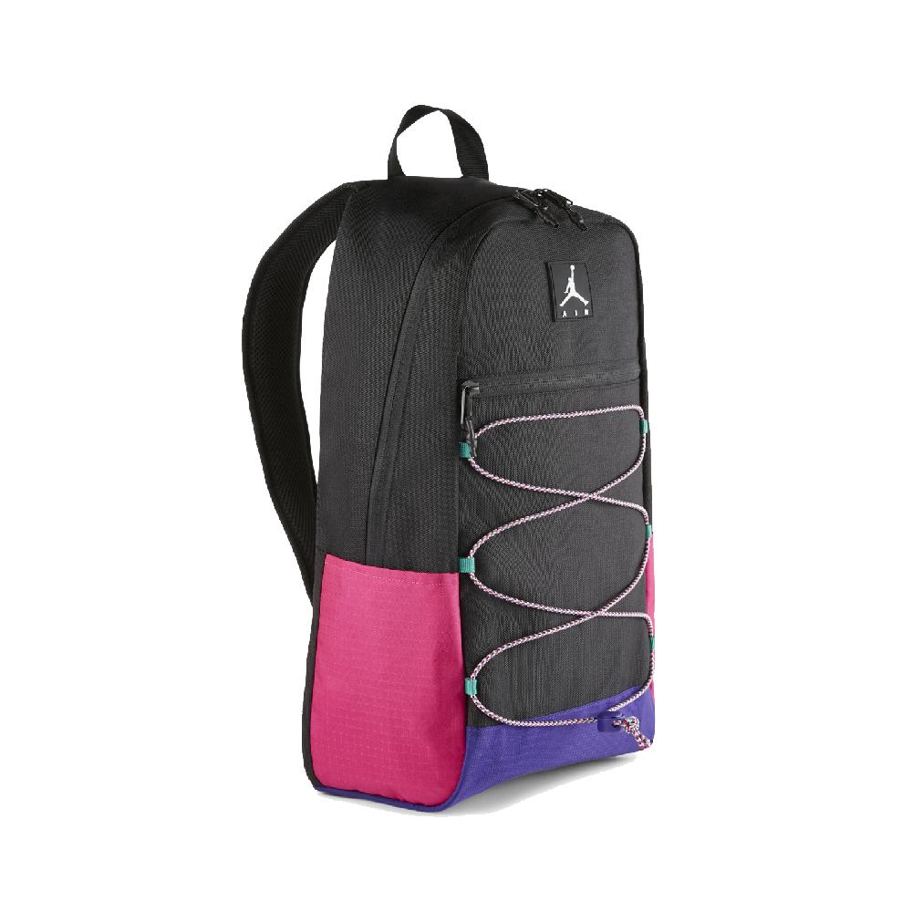 Nike 耐吉 後背包 Jordan Backpack 男款 黑 粉 紫 喬丹 飛人 雙肩背 胸扣帶 包包 JD2043002AD-001