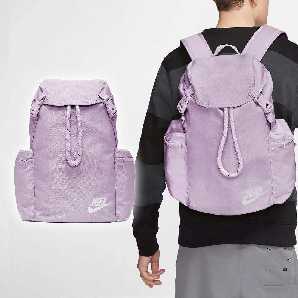 Nike 耐吉 包包 Heritage Backpack 男女款 淺紫 後背包 束口 雙肩背 運動背包 BA6150-576