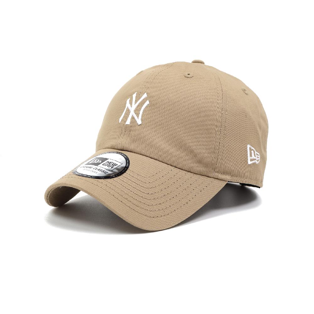 New Era 棒球帽Casual Classic MLB 棕白可調式帽圍洛杉磯道奇LAD 老帽 