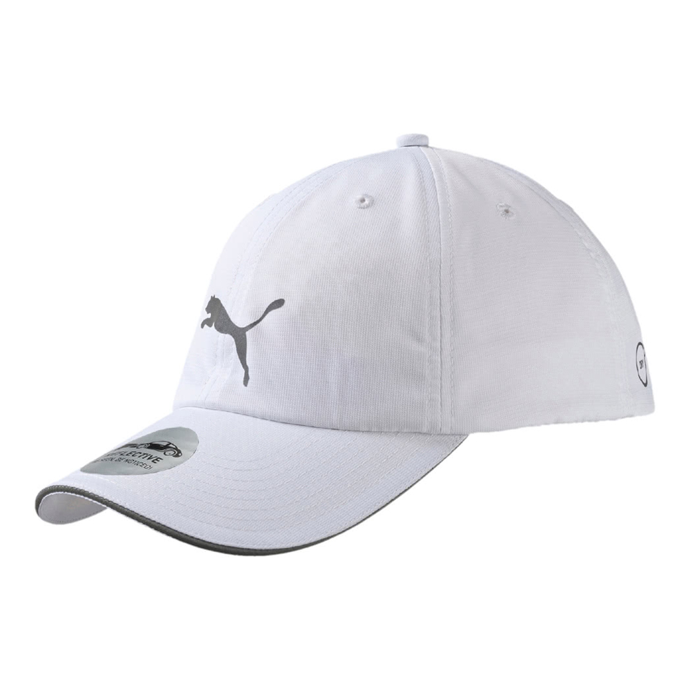 【PUMA】慢跑系列棒球帽 男女 運動帽 白色-05291102