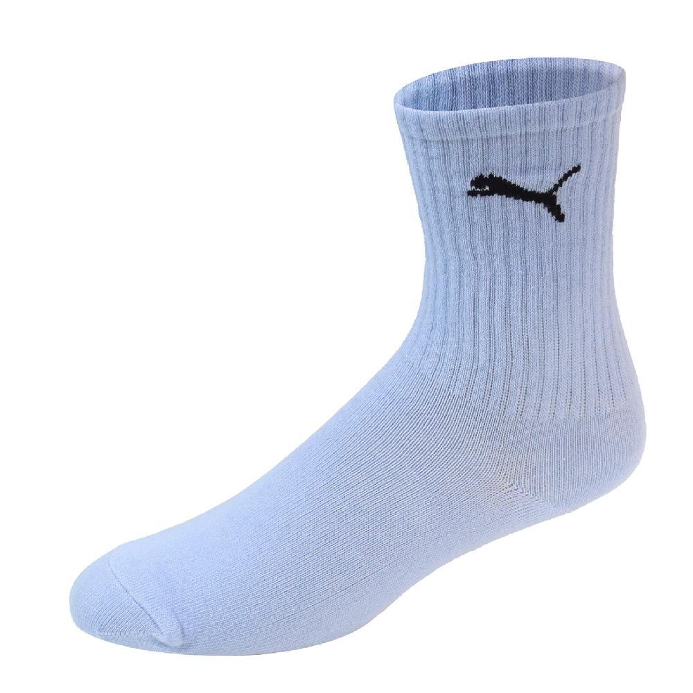 Puma 襪子nos Crew Socks 粉藍男女款長襪中筒襪台灣製單雙入bb Pchome 24h購物