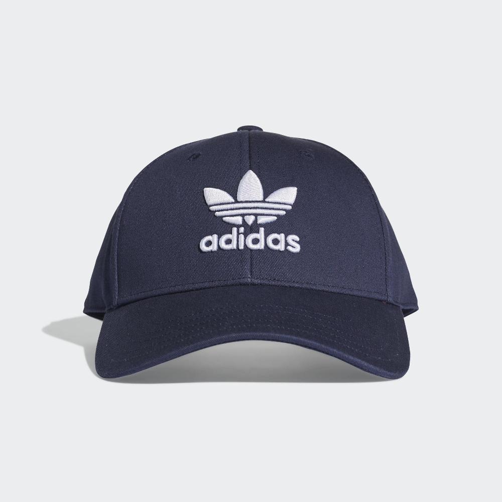 Adidas 棒球帽 Trefoil Baseball Cap 愛迪達 老帽 三葉草 可調式頭圍 深藍 DV0174
