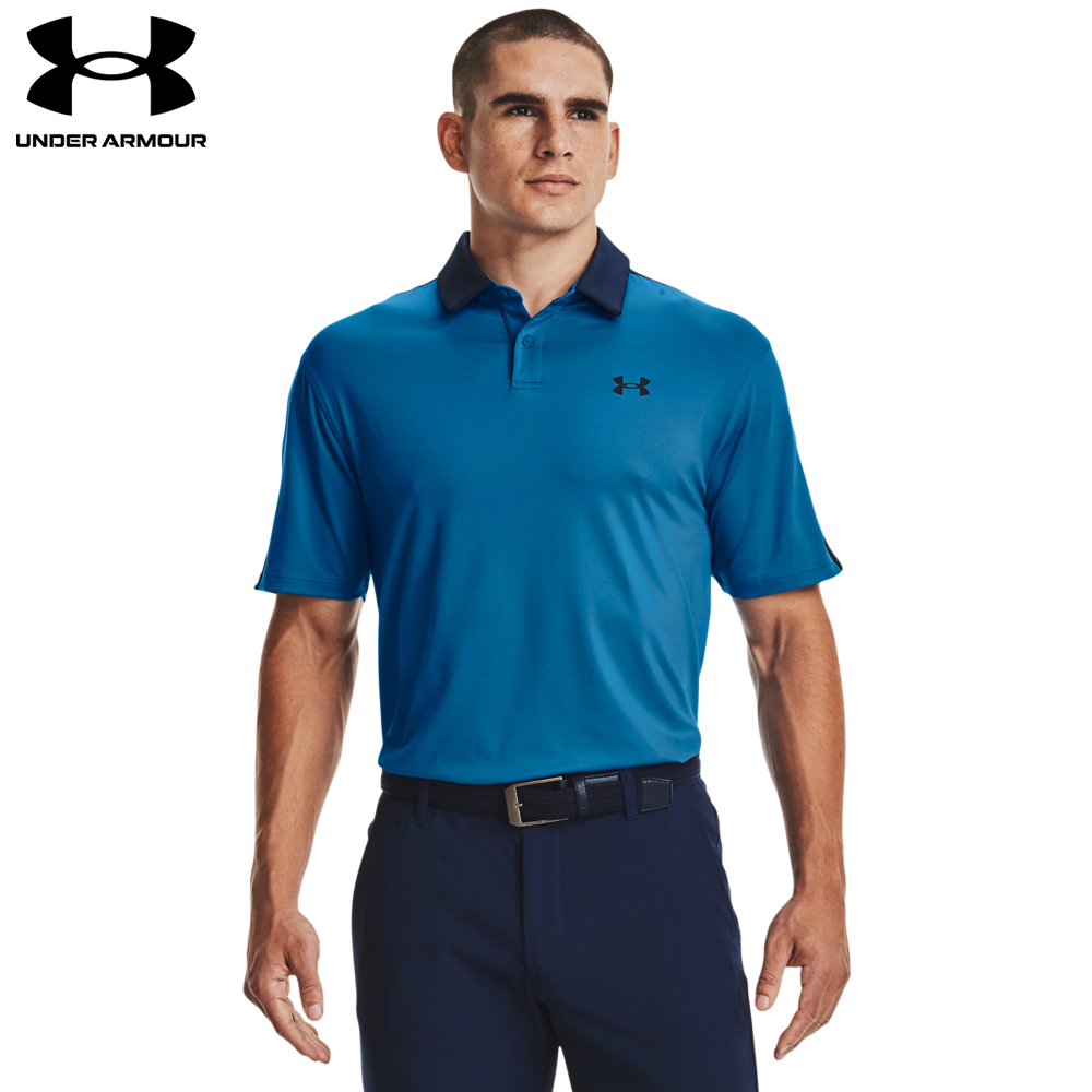 【UNDER ARMOUR】男 T2G Blocked 短POLO